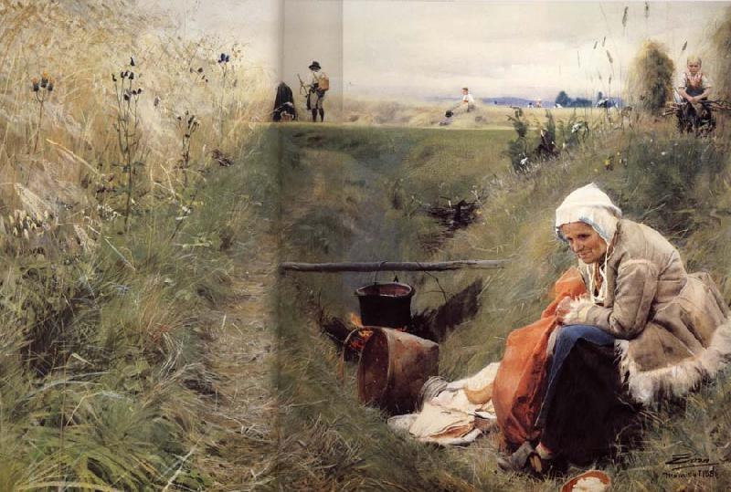 Anders Zorn Our Daily Bread oil painting image